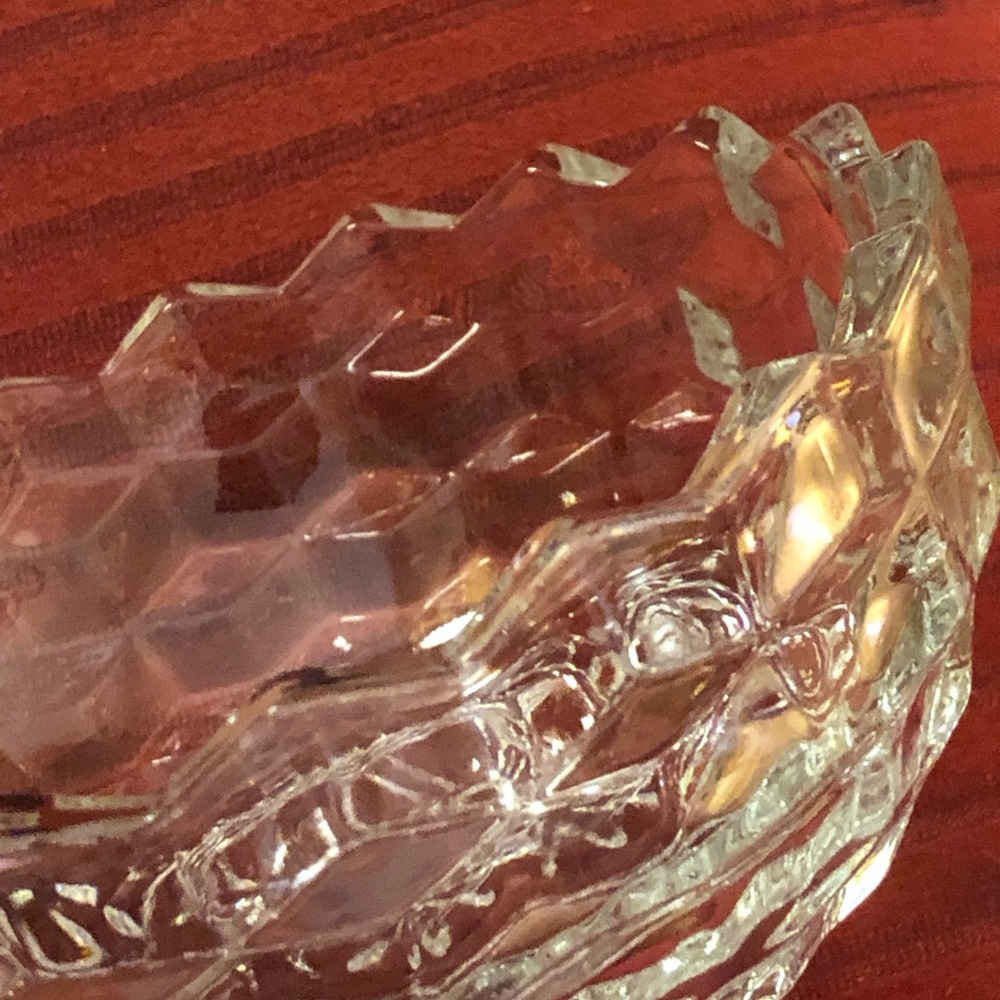 Homco Pyramid Fairy Lamp Clear Glass Vintage Multi-Listing - Picture 9 of 10